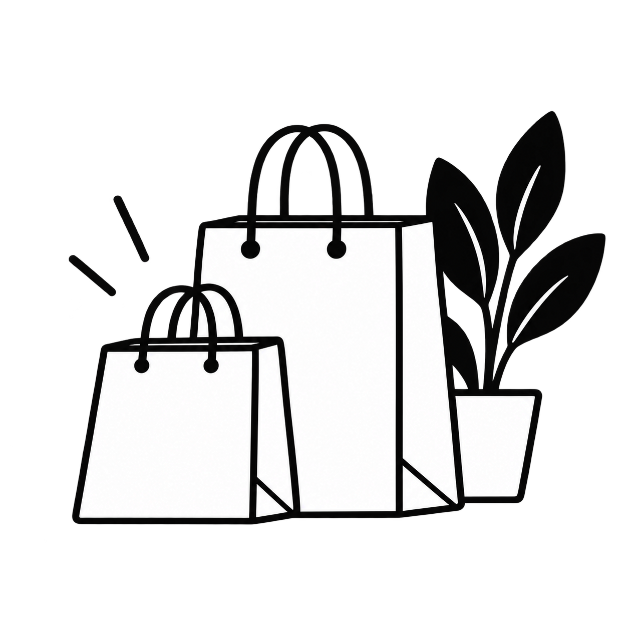 Shopping illustration